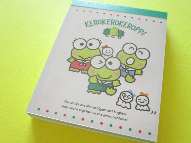 Photo1: Kawaii Cute Mini  Memo Pad Sanrio *Kerokerokeroppi (Three Brothers)