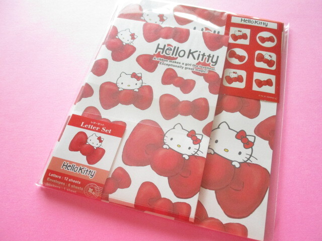 Photo1: Kawaii Cute Letter Set Sanrio *Hello Kitty (402587)