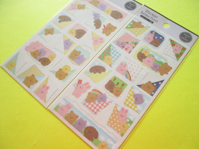 Photo1: 2pcs Kawaii Cute Stickers Sheets Set Gaia *ひょっこり (466548)