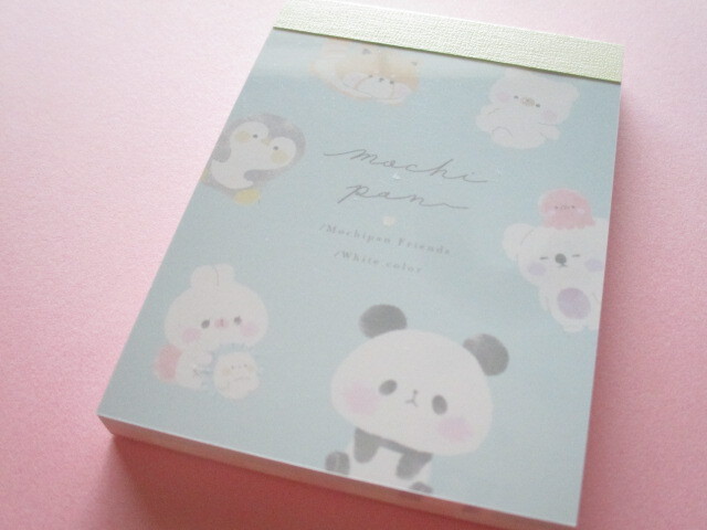 Photo1: awaii Cute Mini Memo Pad Mochi Mochi Panda Kamio Japan *Mochi Pan & Little Friends (206694)