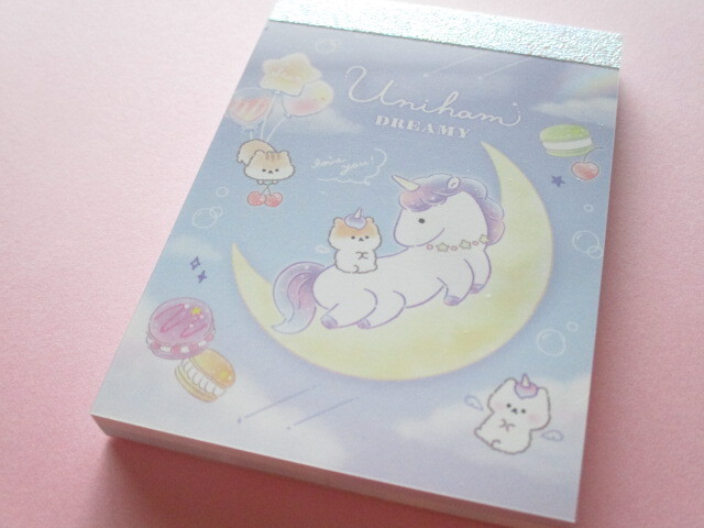Photo1: Kawaii Cute Mini Memo Pad Crux *Uniham (109435)