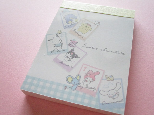 Photo1: Kawaii Cute Mini Memo Pad Sanrio Characters Sanrio *Colorful Photo (109246) 