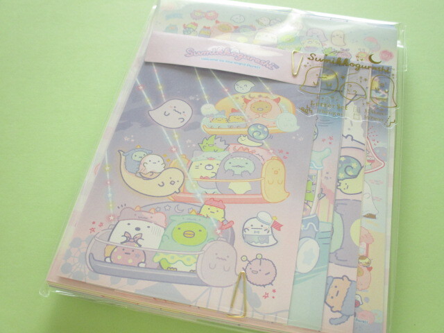 Photo1: Kawaii Cute Regular Letter Set San-x Sumikkogurashi *Haunted Night Park (LH75401)
