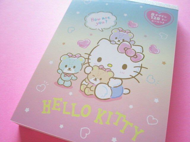 Photo1: Kawaii Cute Large Memo Pad Sanrio Original *Hello Kitty (42988-1) 