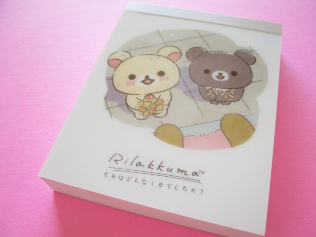 Photo1: Kawaii Cute Mini Memo Pad San-x *Rilakkuma will always be with you (MH11301-2)