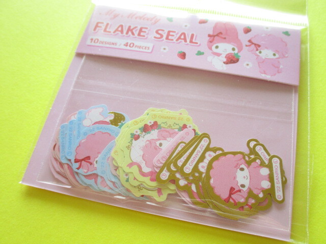 Photo1: Kawaii Cute Sticker Flakes Sack Sanrio *My Melody (408176)