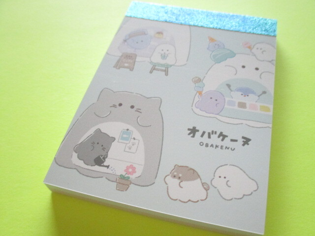 Photo1: Kawaii Cute Mini Memo Pad Obakenu Crux *マチ (112689)