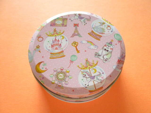 Photo1: Kawaii Cute Mini Memo Set In Tin Case Q-LiA *小さな旅の カケラ (90626) 