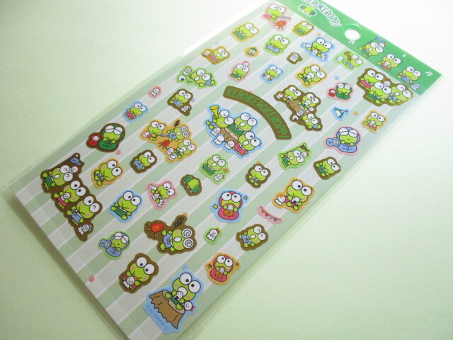 Photo1: Kawaii Cute Stickers Sheet Sanrio *Kerokerokeroppi (408848)
