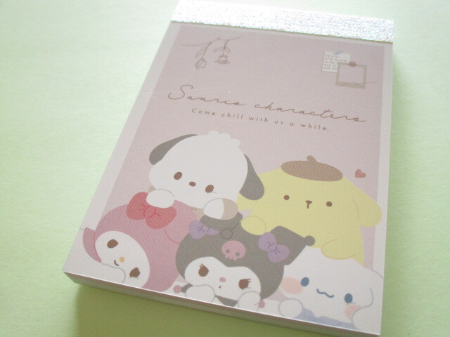 Photo1: Kawaii Cute Mini Memo Pad Sanrio Characters Sanrio *ぼーっとチルタイム (302426) 