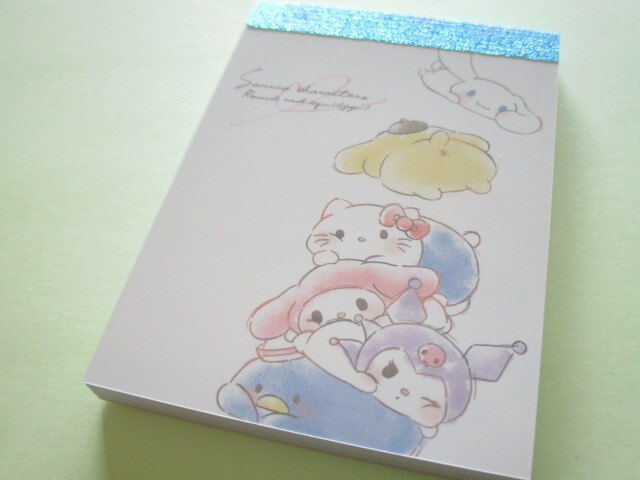 Photo1: Kawaii Cute Mini Memo Pad Sanrio Characters Sanrio *ふにゅまる (302425) 