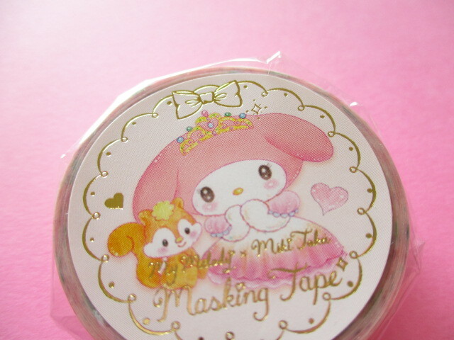 Photo1: Kawaii Cute Masking Tape Sticker My Melody × たけいみき (Miki Takei) Sanrio *Fairy Tale Princess  (MT-15629)