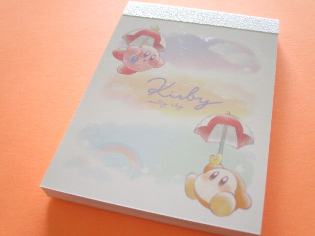 Photo1: Kawaii Cute Mini Memo Pad Kirby Kamio Japan *MELTY SKY (302472) 