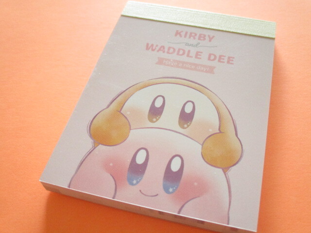 Photo1: Kawaii Cute Mini Memo Pad Kirby Kamio Japan *POPPING UP (302471) 