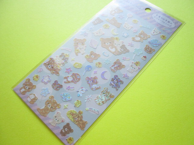 Photo1: Kawaii Cute Decoration Stickers Sheet San-x *Rilakkuma (SE57103)
