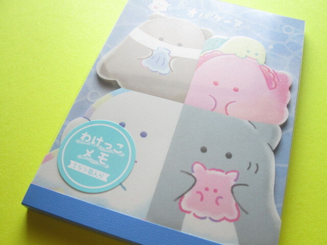 Photo1: Kawaii Cute Large Memo Pad Crux *Obakenu (115110)