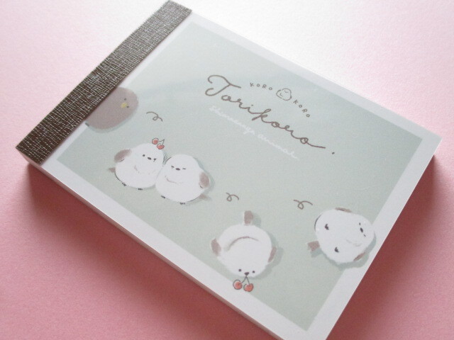 Photo1: Kawaii Cute Mini Memo Pad Shimaenaga Q-LiA  *Torikoro (74632)