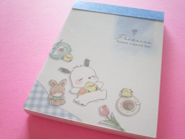 Photo1: Kawaii Cute Pochacco Mini Memo Pad Sanrio *おやすみ (114675) 