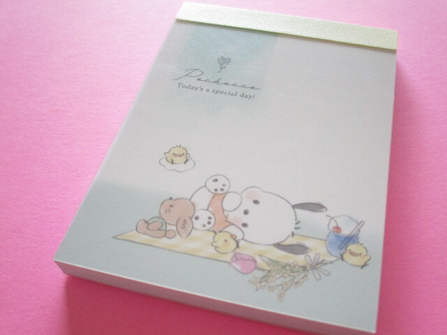 Photo1: Kawaii Cute Pochacco Mini Memo Pad Sanrio *のんびり (114676) 
