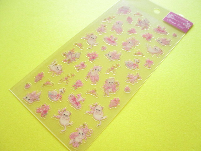 Photo1: Kawaii Cute Clear Sticker Sheet  Amenomori Fumika Clothes Pin *Prima Ballerina (US-14983)
