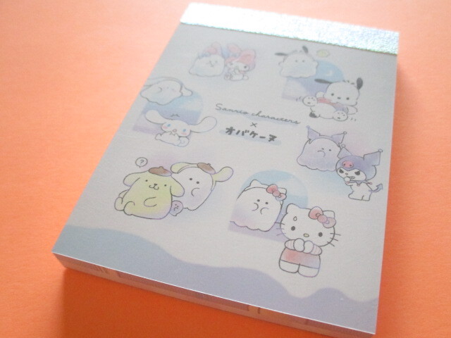 Photo1: Kawaii Cute Mini Memo Pad Crux *Sanrio Characters × Obakenu (114976)