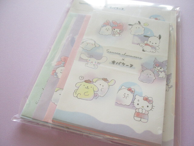 Photo1: Kawaii Cute  Letter Set Crux *Sanrio Characters × Obakenu (114979)
