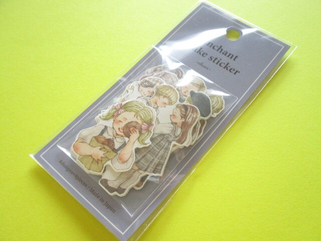 Photo1: Kawaii Cute Enchant Flake Stickers Sack Gaia *Chum (467656)