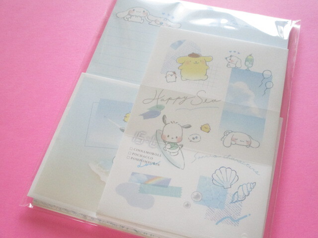 Photo1: Kawaii Cute Letter Set Sanrio Characters Crux *Happy Sea (302738)