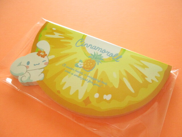 Photo1: Kawaii Cute Fruits Die-Cut Medium Memo Pad Sanrio Original *Cinnamoroll (32412-4) 