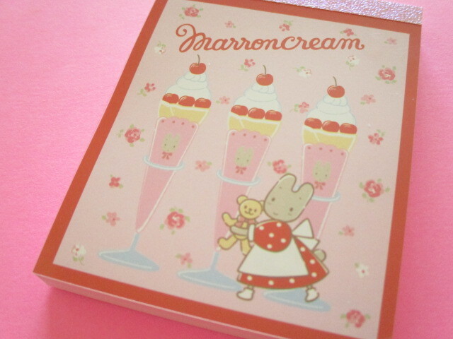 Photo1: Kawaii Cute Mini  Memo Pad Sanrio *Marron Cream (MA)