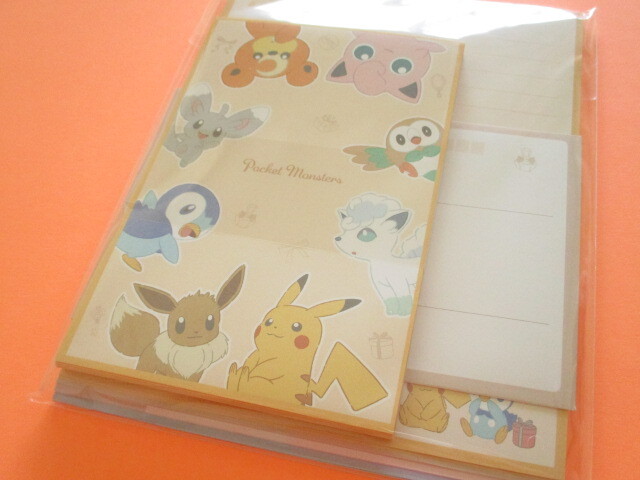 Photo1: Kawaii Cute Letter Set Cute Pokémon  Kamio Japan *Set (302765)
