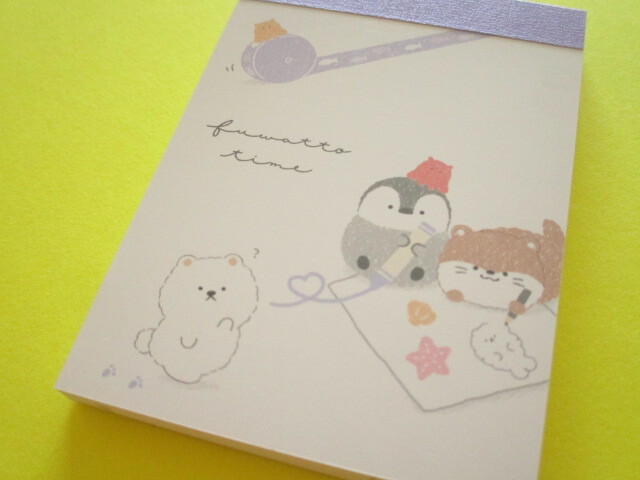 Photo1: Kawaii Cute Mini Memo Pad Fuwatto Time Crux *Drawing (116700)