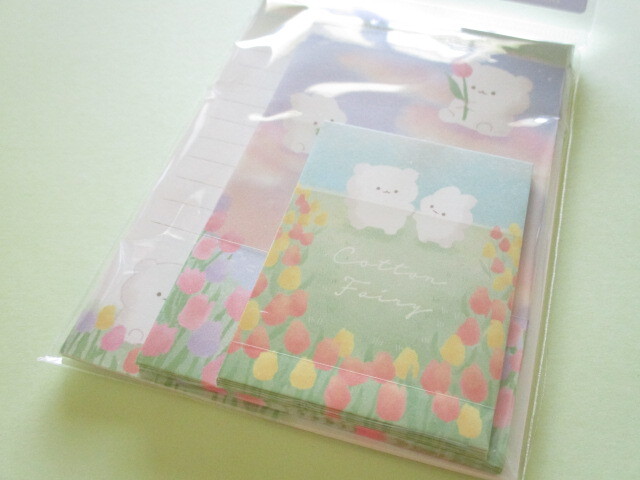 Photo1: Kawaii Cute Mini Letter Set Crux *Cotton Fairy (117781) 