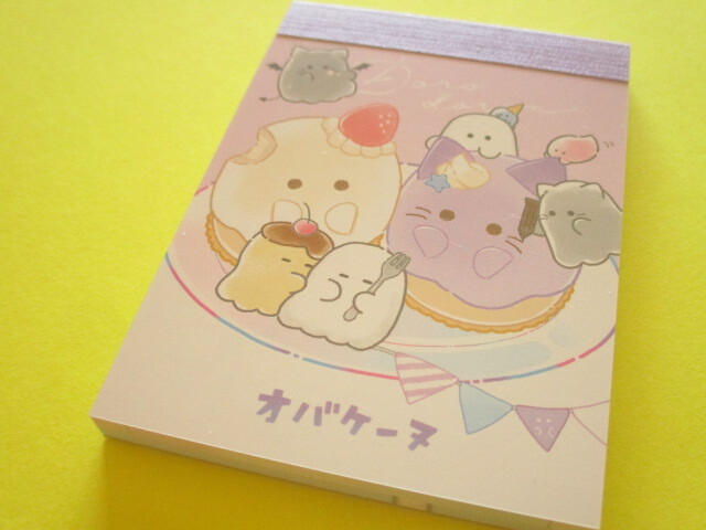 Photo1: Kawaii Cute Mini Memo Pad Obakenu 3rd Anniversary Crux *カザリツケ (118604）