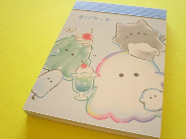 Photo1: Kawaii Cute Mini Memo Pad Obakenu 3rd Anniversary Crux *ヨウコソ (118603）