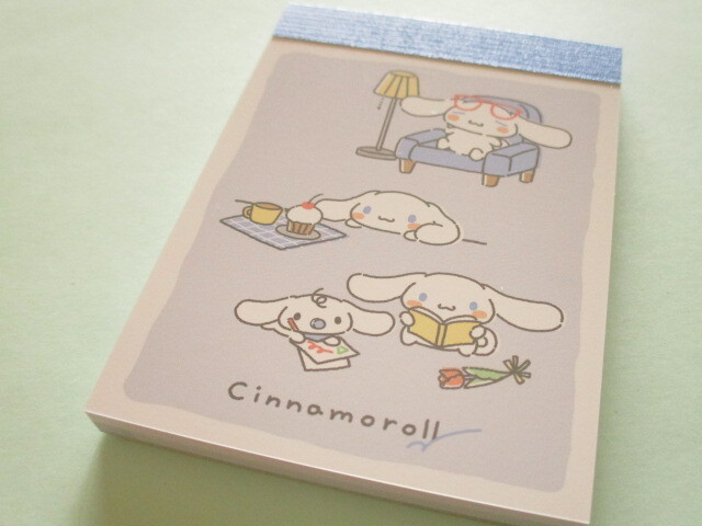 Photo1: Kawaii Cute Mini Memo Pad Cinnamoroll Sanrio *Slow Life (119747)