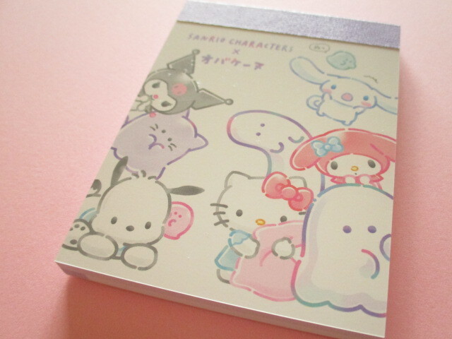 Photo1: Kawaii Cute Mini Memo Pad Sanrio Characters × Obakenu Crux *アップ (119324）