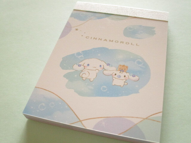 Photo1: Kawaii Cute Mini Memo Pad Cinnamoroll Sanrio *Sunny Sky (119746)