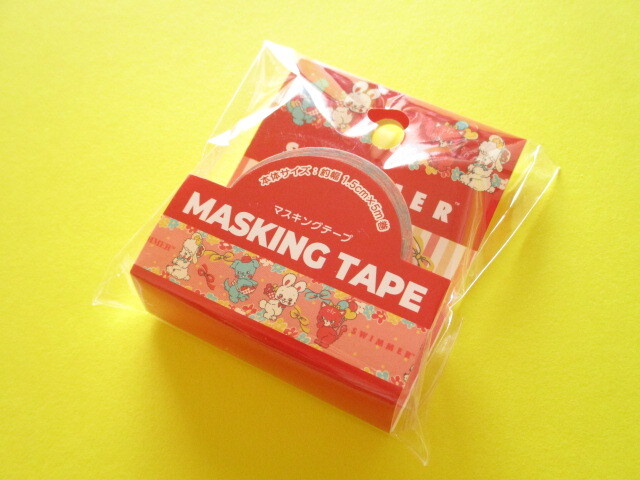 Photo1: Kawaii Cute Masking Tape Sticker *Swimmer (SE-SW10210)