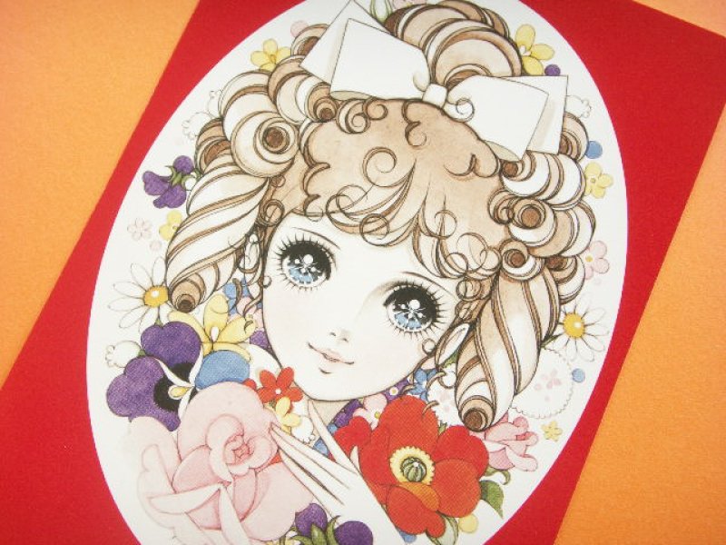 Photo1: Macoto Japanese Retro Illustration Postcard Cute Girls *29
