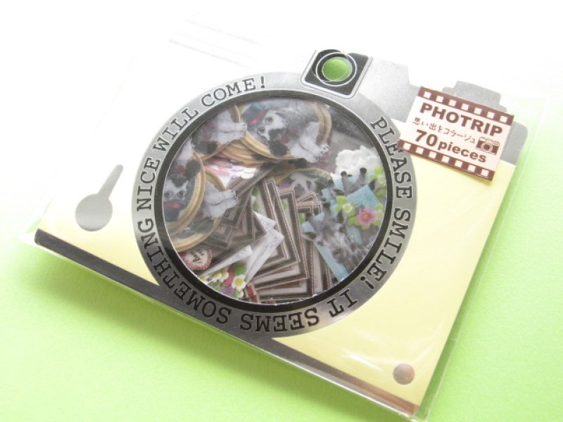 Photo1: Kawaii Cute PHOTRIP Sticker Flakes Sack Q-LiA *Frame (71262) (1)