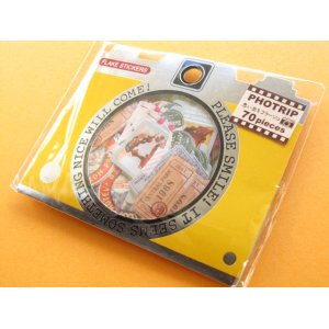 Photo: Kawaii Cute PHOTRIP Sticker Flakes Sack Q-LiA *Travel Memories (71257)