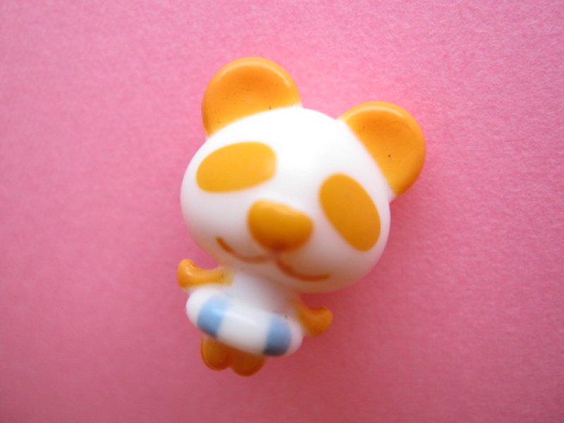 Photo1: Cute Panda Tiny Figure Toy Collection *Orange