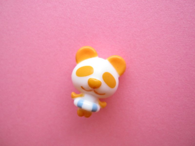 Photo1: Cute Panda Tiny Figure Toy Collection *Orange (1)