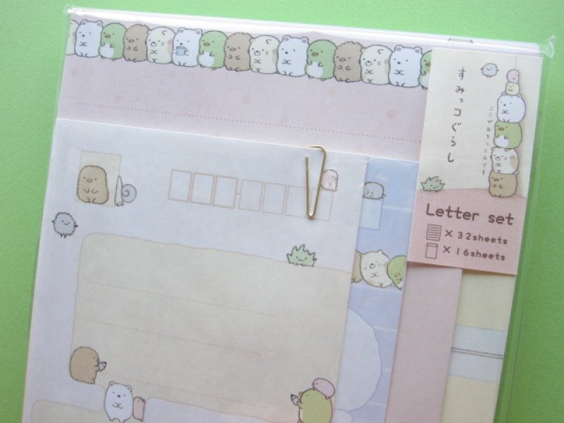 Photo1: Kawaii Cute Letter Set San-x *Sumikkogurashi (LH 41301)