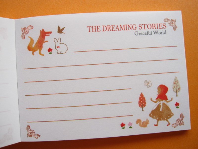 Photo2: Kawaii Cute Mini Memo Pad Crux *THE DREAMING STORY "R" (28185)