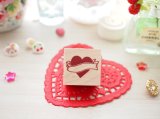 Photo: Heart Wood Mounted Rubber Stamp From Cui