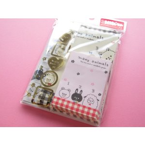 Photo: Kawaii Cute Mini Letter Set Crux *many animals (01699)