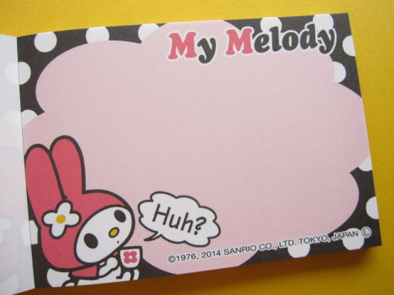 Photo2: Kawaii Cute Mini Memo Pad Sanrio Japan Exclusive *My Melody (10487)
