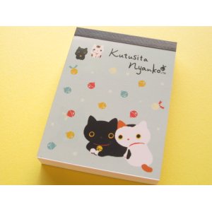 Photo: Kawaii Cute Mini Memo Pad San-x *Kutusita Nyanko (MM 29301-04)